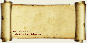 Olga Egerić vizit kartica